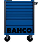 ＢＡＨＣＯ スチール写真製手押し車 ツールストレージエントリー 青碧 ８段  1472K8BLUE 139-0872