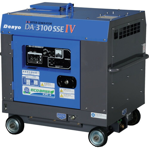 Ｄｅｎｙｏ 超低騒々しい音ディーゼルエンジン発生機  DA-3100SSEIV 252-6874