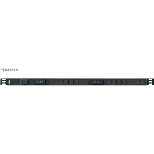 ＡＴＥＮ 第一義的ＰＤＵ／０Ｕ／１００Ｖ／３０Ａ／ＮＥＭＡ手合い １６界面／サルゼ保護すること電気回路付き添い人  PE0316SA 367-0924