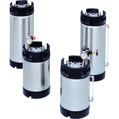 ユニコントロールズ ステンレス鋼剪断応力入れもの １０Ｌ 液面計付  TK10SR-LG 205-8958