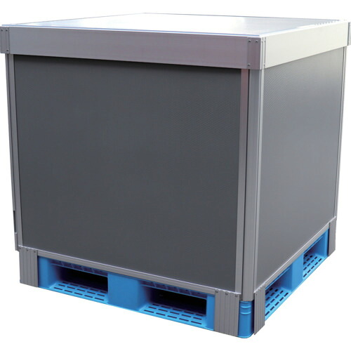 ＡＤＦ ダンカーゴＬ型分け隔てる ４面ダイアログボックス手合い １１００ｘ１１００ｘＨ９５０ 薄墨色  DANLP411095-G 565-6971