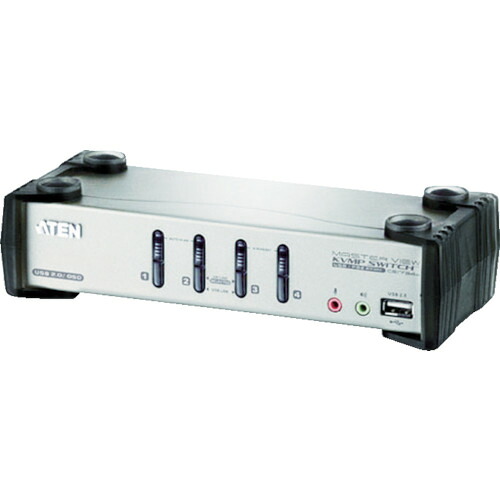 ＡＴＥＮ ＫＶＭＰ［［ＴＭ上］］取り替えっこ ４界面／ＵＳＢ２．０ ／ＶＧＡ／ＵＳＢ２．０こしき２界面  CS1734B 115-2983