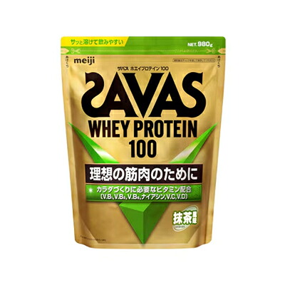 ザバス ホエイプロテイン100 抹茶風味 980g 　4902777303505