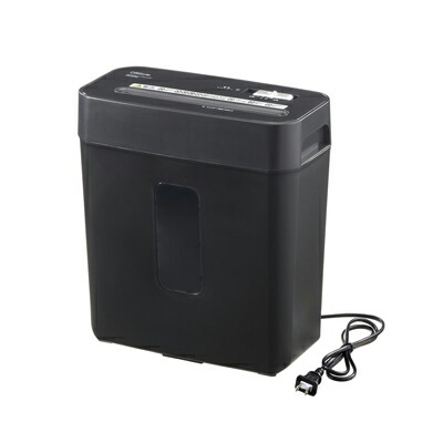 【貨物輸送無料!】オーム電機 マイクロカットシュレッダー（静電容量11リッター/A4/黒いこと）  （※お取り寄せ品） 4971275061743
