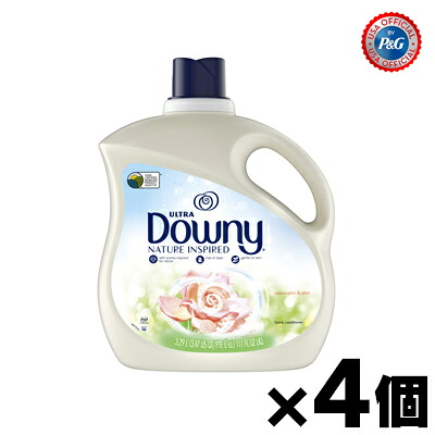 【送料無料!】 ダウニー ネイチャーブレンド ローズウォーター&アロエ 111oz/3290ml×4個　0030772100424*4