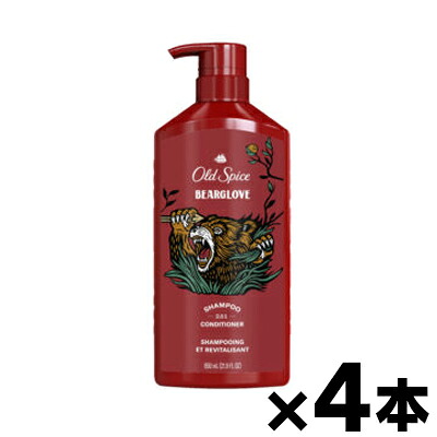 【送料無料!】 オールドスパイス 2in1 ベアグローブ 650ml×4本 0012044046074*4