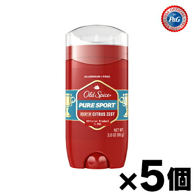 【送料無料!】 オールドスパイス フレグランスバー ピュアスポーツ(3oz/85g)×5個 (※正規輸入品)　0012044037508*5 7,004円