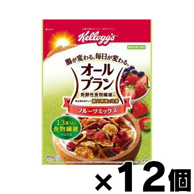 【送料無料！】 ケロッグ オールブラン フルーツミックス 380g×12個 4901113791624*12