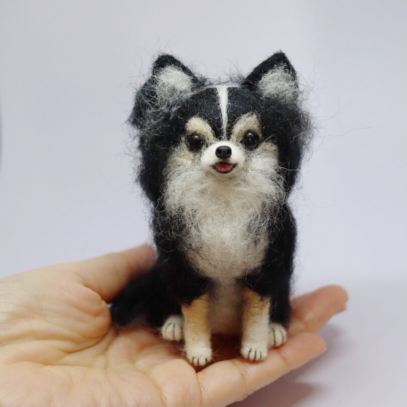 楽天市場 送料無料 ふんわり可愛らしく作る ペット 羊毛フェルト人形 てのりっこcute ふくふくやま かわいいペット仏具