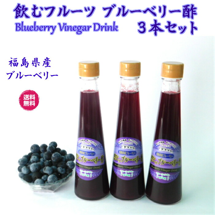 楽天市場】【 飲むフルーツ ブルーベリー酢 】 1瓶200ml ５本入り 飲む