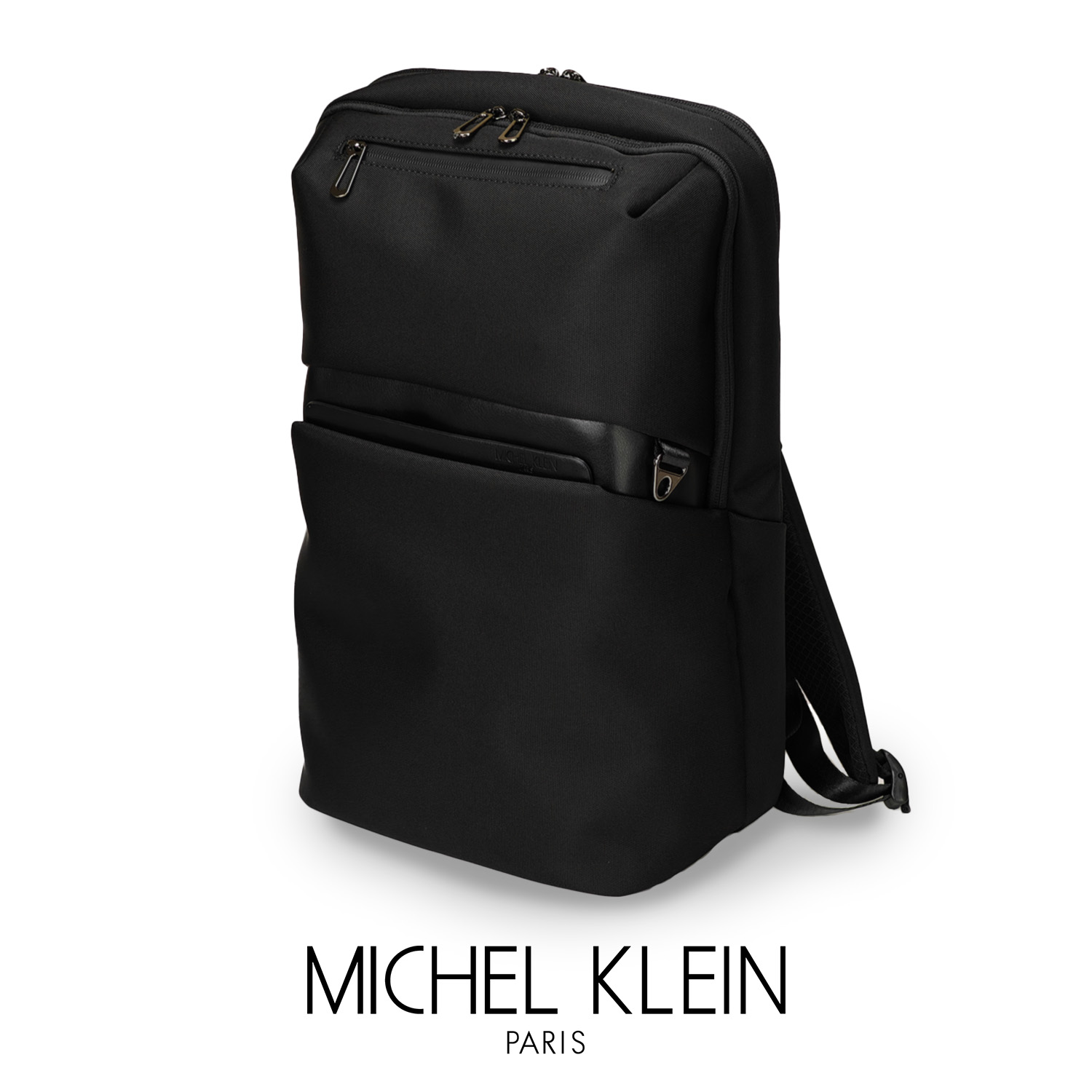 ビジネスリュック ミッシェルクラン (MICHEL KLEIN) オーブリー(AURBRY) 12-6733 メンズ ブランド 大容量 20代 30代 40代 50代 おしゃれ 軽量 ちゃんとした感ある黒リュック