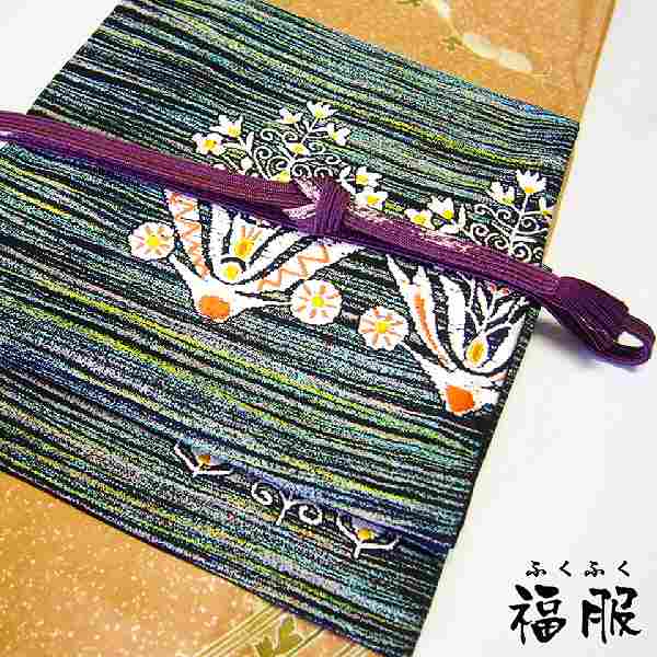 楽天市場】半額クーポン対象/二重太鼓 作り帯 袋帯 簡単袋帯 【中古