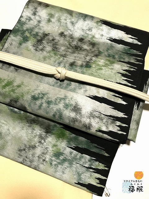 楽天市場】リサイクル 袋帯 作り帯 正絹 仕立て上がり 二重太鼓 簡単