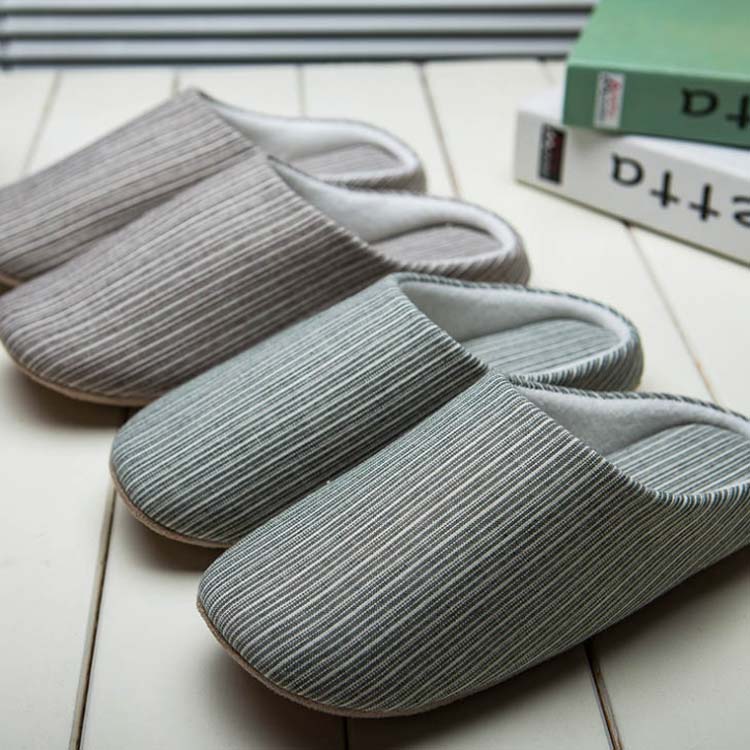 スリッパ 綿100 ルームシューズ 室内履き メンズ 送料無料 静音 ルームスリッパ ストライプ 低反発 洗える 男女兼用 洗濯可能 来客用 オフィス用 春夏秋冬 Giosenglish Com