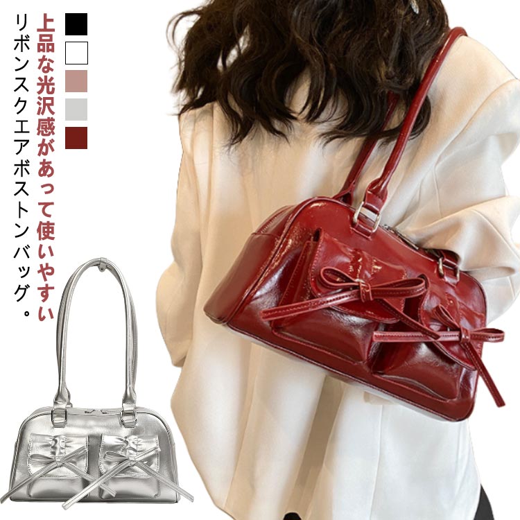 楽天市場】スクエアミニボストンバッグ レディース かわいい 筒形