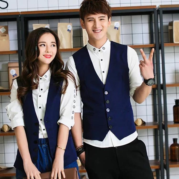 楽天市場 S 3xlサイズ ジレベスト 男女兼用 ベスト ジレ スリムベスト フォーマルベスト ノースリーブ トップス 事務服 制服 前開き レディース メンズ ブラック 福見る店