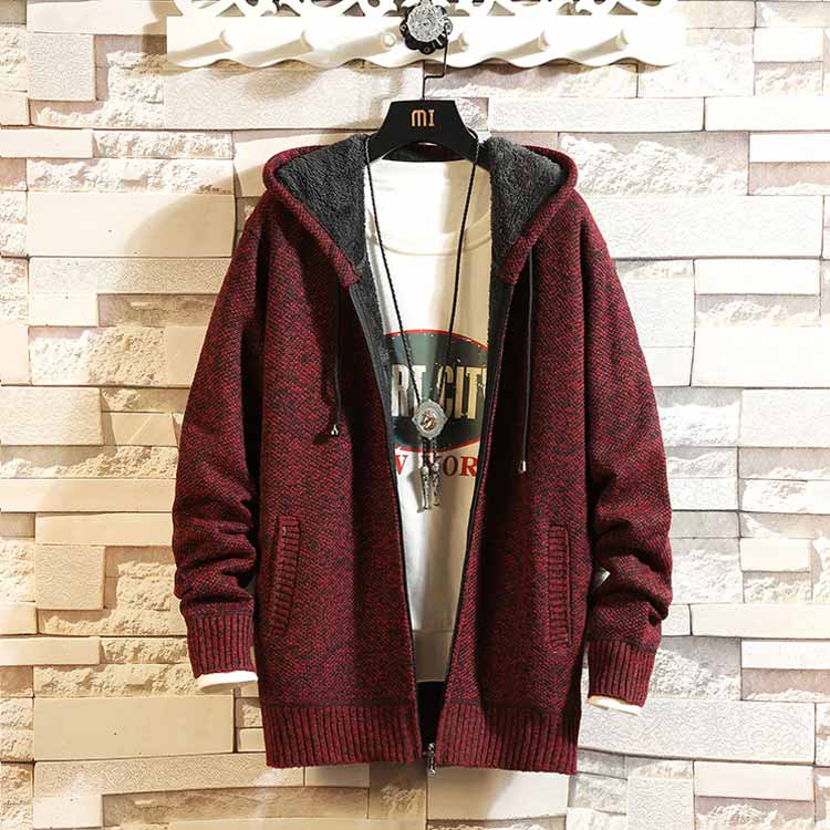 メーカー包装済 ニットカーディガン 裏ボア コート メンズ 裏ボア カーディガン ジップアップ パーカー パーカ 秋冬 ライトアウター アウター ストリート アメカジ ニットカーディガン 裏ボア コート メンズ ラッピング無料 返品も保証 Institutoedinheiromarica Org