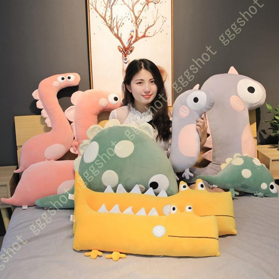 恐竜 トリケラトプス ぬいぐるみ 人形 おもちゃ 大きい クマ縫い包み ふわふわな 可愛い 萌え萌え 抱き枕 子供 女性 プレゼント クリエイティブ まくら
