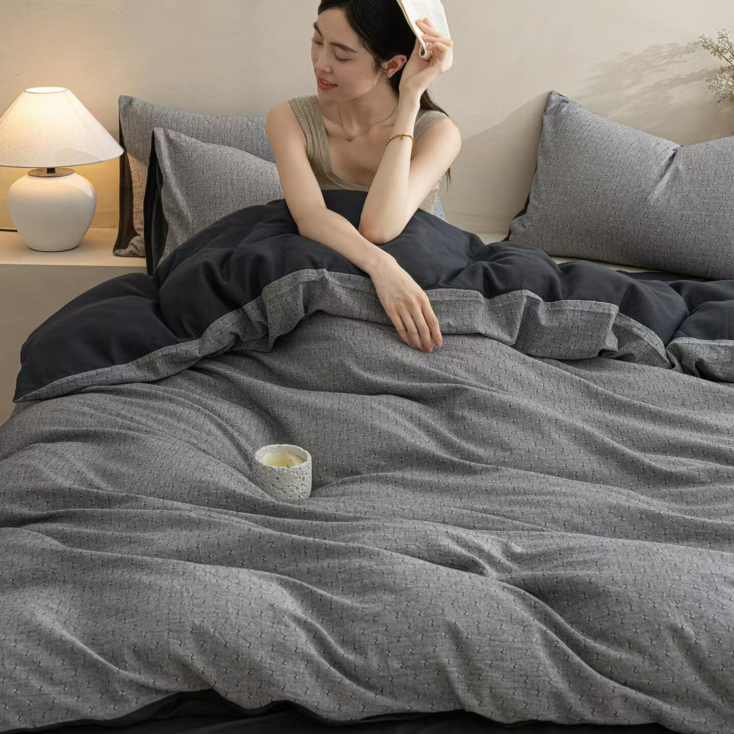布団押しかぶせる仕掛ける 掛け布団押しかぶせる シングル 3点仕掛ける 綿麻 秋冬 黒 4点仕掛ける 押しかぶせる 布団押しかぶせる 生あたたかい あったか 掛け押しかぶせる 掛けふとん押しかぶせる 掛押しかぶせる 掛布団押しかぶせる ブランケット押しかぶせる 敷き妙 ボックス席敷き妙 オール時節 オシャレ 北欧 臥榻押しかぶせる 敷き妙仕掛ける メンズ