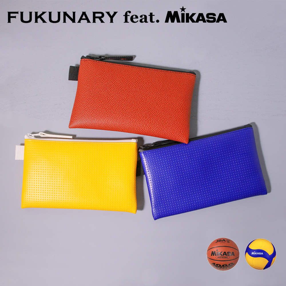 マルチケース M ブラウン ブルー イエロー FUKUNARY feat. MIKASA