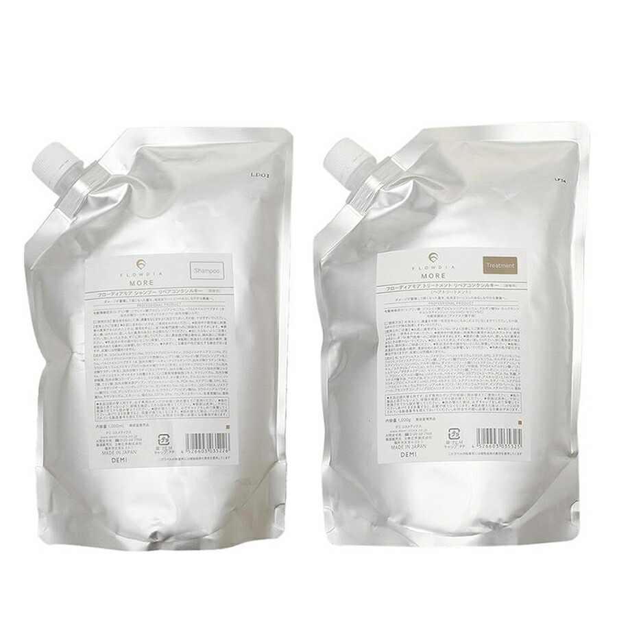 仕掛ける売りわたす デミ フローディアモア シャンプー リペアコンク シル手がかり 1000ml 手当て 1000g 詰め替え レフィル フローディアモア リペアコンクシルキー
