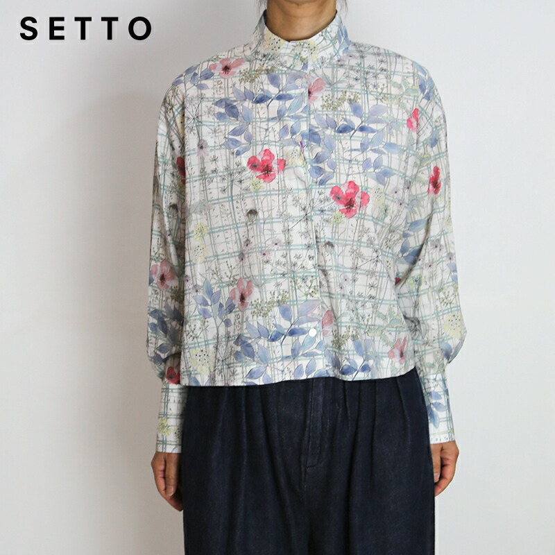 楽天市場】SETTO （セット）LIBERTY OKKAKE SHIRT/リバティ