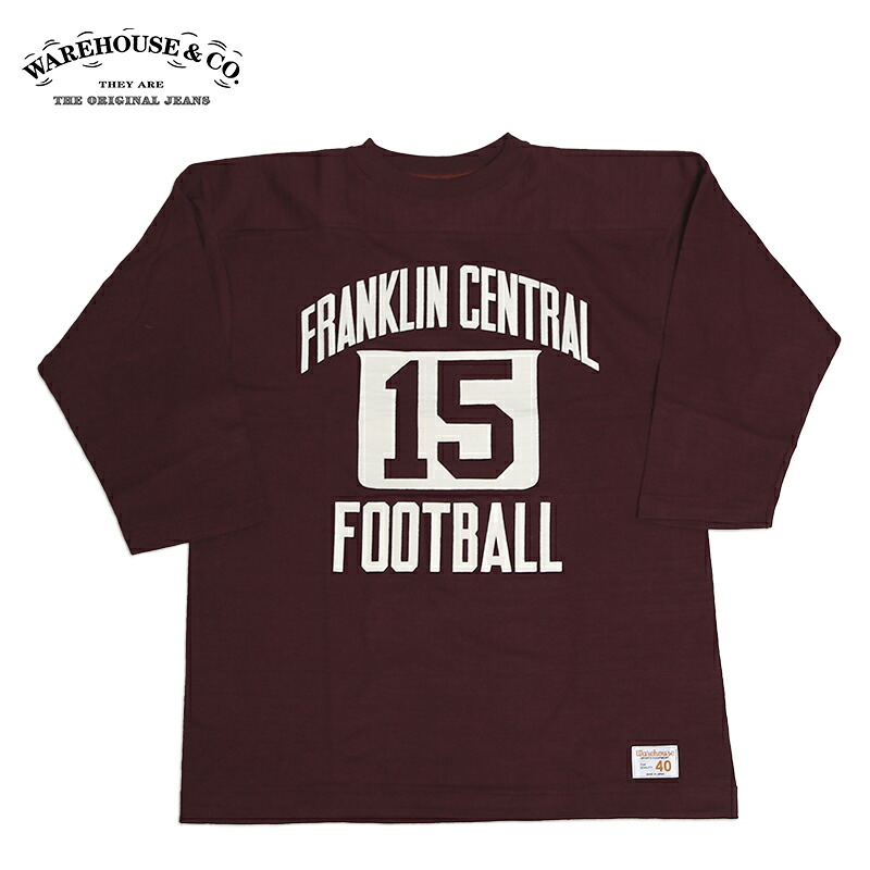 WAREHOUSE/ウェアハウス 7分袖 F.B.T FRANKLIN CENTRAL
