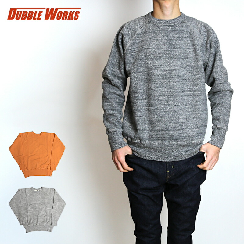 DUBBLEWORKS/ダブルワークス LOOP WHEEL/吊り編み RAGLAN SWEATSHIRT ラグランクルーネックスウェット 11,935円