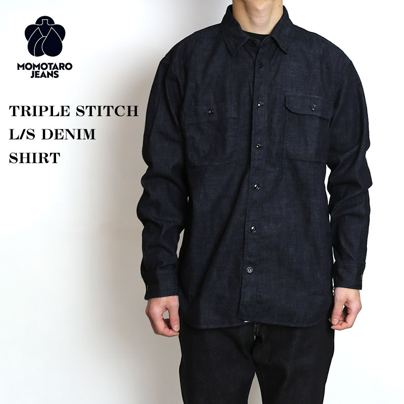 MOMOTARO JEANS/桃太郎ジーンズ TRIPLE STITCH L/S DENIM SHIRT