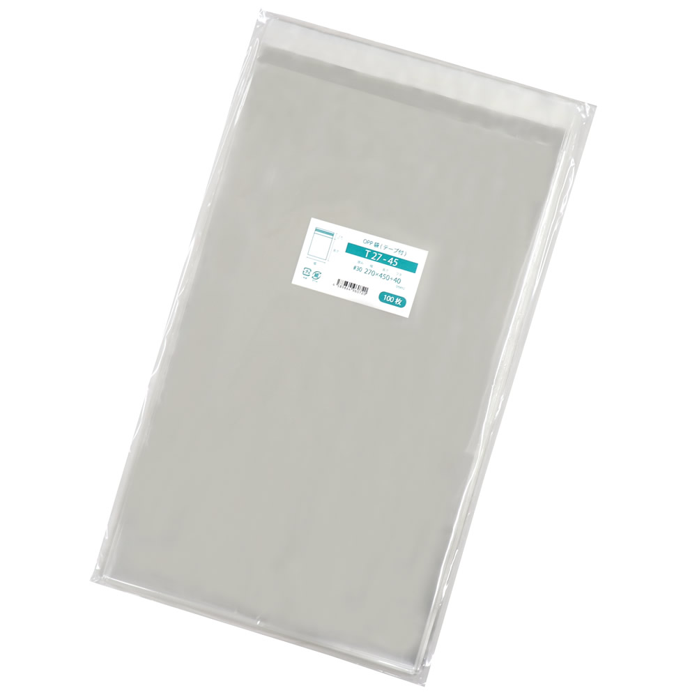 楽天市場】OPP袋 テープ付 265x390mm T26.5-39 : 袋の王国