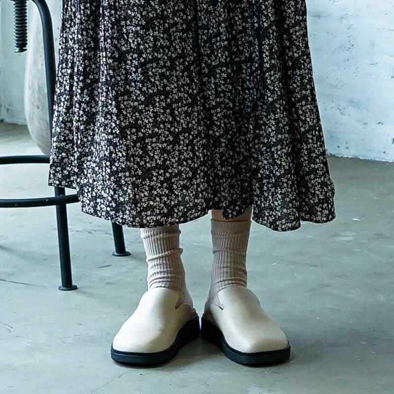 [相応うフロップ] レディース GEN-FF LEATHER MULESクロッグ