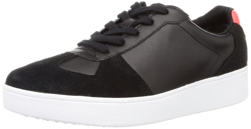 [フィットフロップ] オックスフォード RALLY LEATHER FELT SUEDE PANEL SNEAKERS レディース