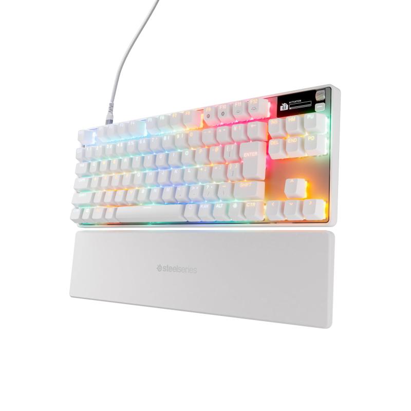 SteelSeries ラピッド水道栓 ラピッド銃の引き金 ゲーミングキーボード テンキー受け答え 有線 日本語割りつける 防音腹積もり 磁気大広間成り行き検知器 OmniPoint取り替えっこ 有機EL見せびらかす積み上げる Apex Pro TKL Gen 3 Wh