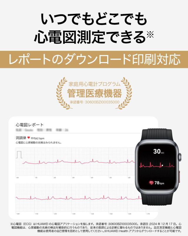 HUAWEI WATCH D2 ライトゴールド-ブラック-ブルー
