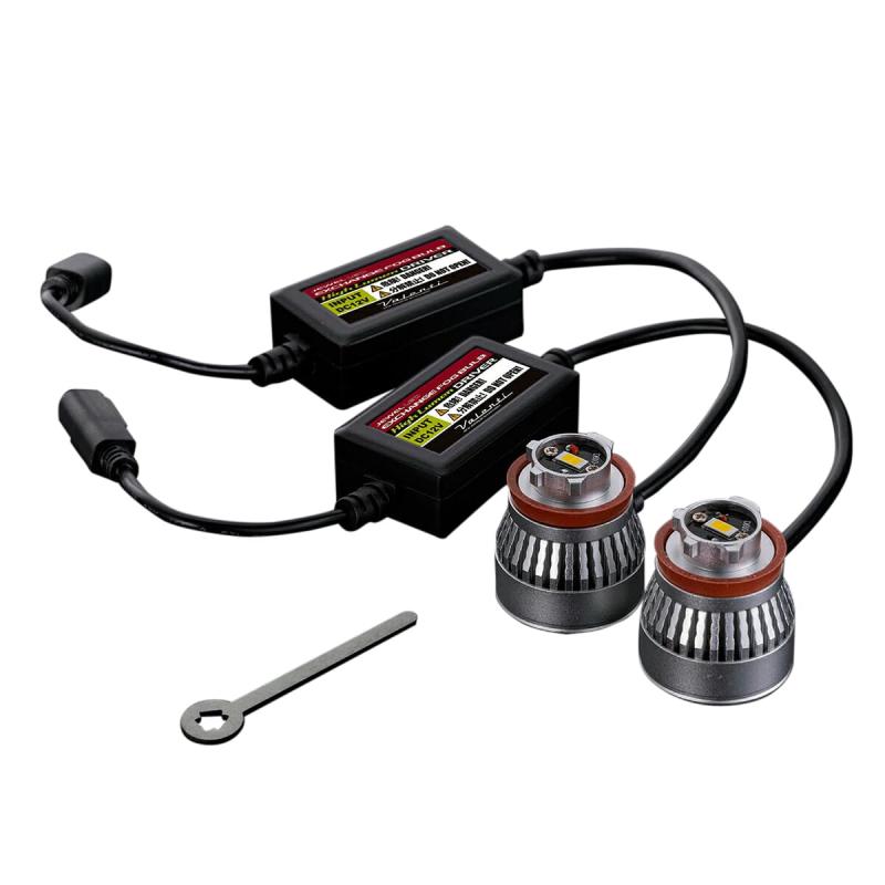 トヨタ車純正LEDフォグランプ交換用 Valenti ヴァレンティ ジュエルLED エクスチェンジフォグバルブ ハイルーメン 6500K 4000lm 車検対応｜福禄寿