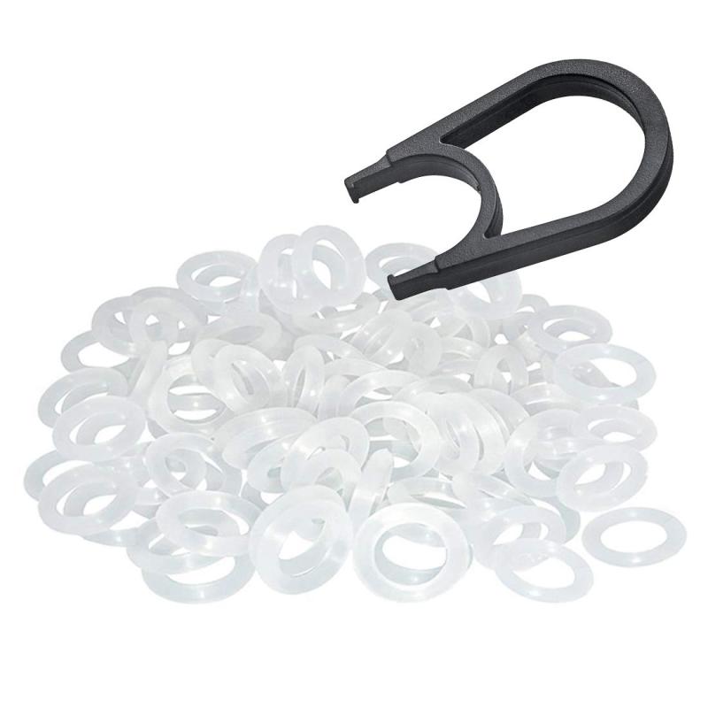 メカニカル キーボード 静音化リング 耐用シリコン O-Ring 静音化リング 145PCS & キーキャップ引き抜き工具 (白色)画像