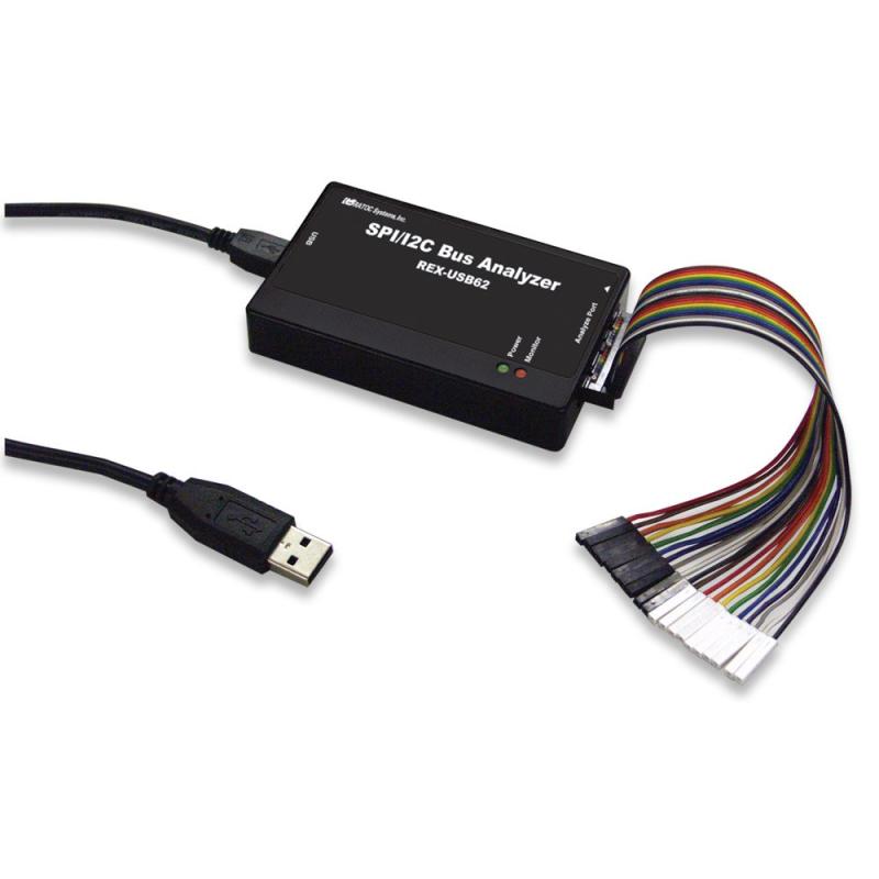 ラトックシステム USB繋ぎ合わせる SPI/I2C 分析機器 REX-USB62 アナライザーモード 管する流行り物