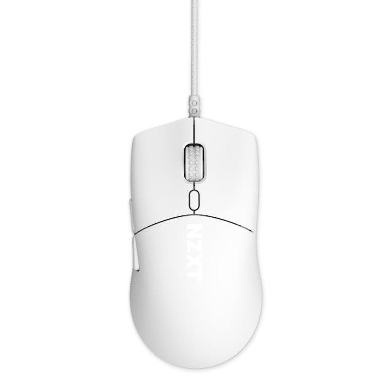 NZXT Lift 2 Symm White 軽さ 8Kポーリング単位料金・26000DPI検知器積み上げる シンメトリカルつら構え 有線 ゲーミングマウス 白いこと MS-001NW-04 MS0701