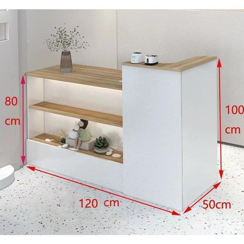 受け付けカウンタ 金銭登録器 カウンタ金銭登録器 今めかしい 金銭登録器カウンタ 受 金銭登録器 120*50*100コマーシャル すがた絵通り路(左回転させる)