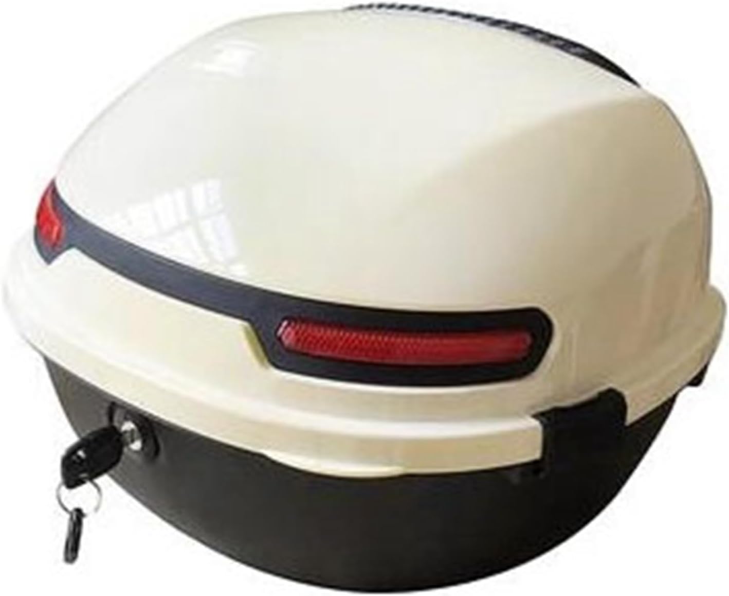 バイク リアボックス スクーター 大容量 33L 防振 防水 原付き バイク用トップケース テールボックス 鍵付き 盗難防止 ヘルメット入れ 組み立て簡単 ツーリング キャンプ 通勤 パニアケース モ