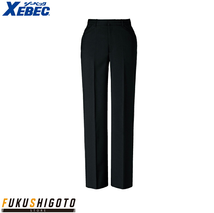 XEBEC 40014 T100オフィスパンツ 小さめサイズ 普通サイズ 大きめサイズ 5 7 9 11 13 15 17 19 【オールシーズン対応 作業服 作業着 ジーベック】|FUKUSHIGOTO STORE 店