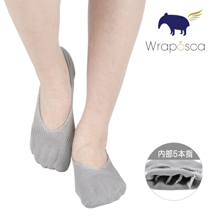楽天市場 レディース ラポスカ シークレット5本指 カバーソックス 22 25 08x カジュアルソックス レディース ソックス 靴下 福助 フクスケ 福助 楽天市場店