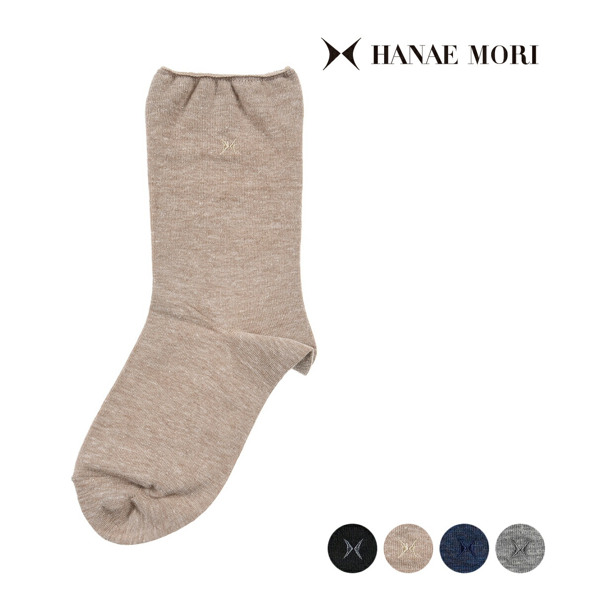 楽天市場】福助 .fukuske ドット福助 花柄 ソックス クルー丈