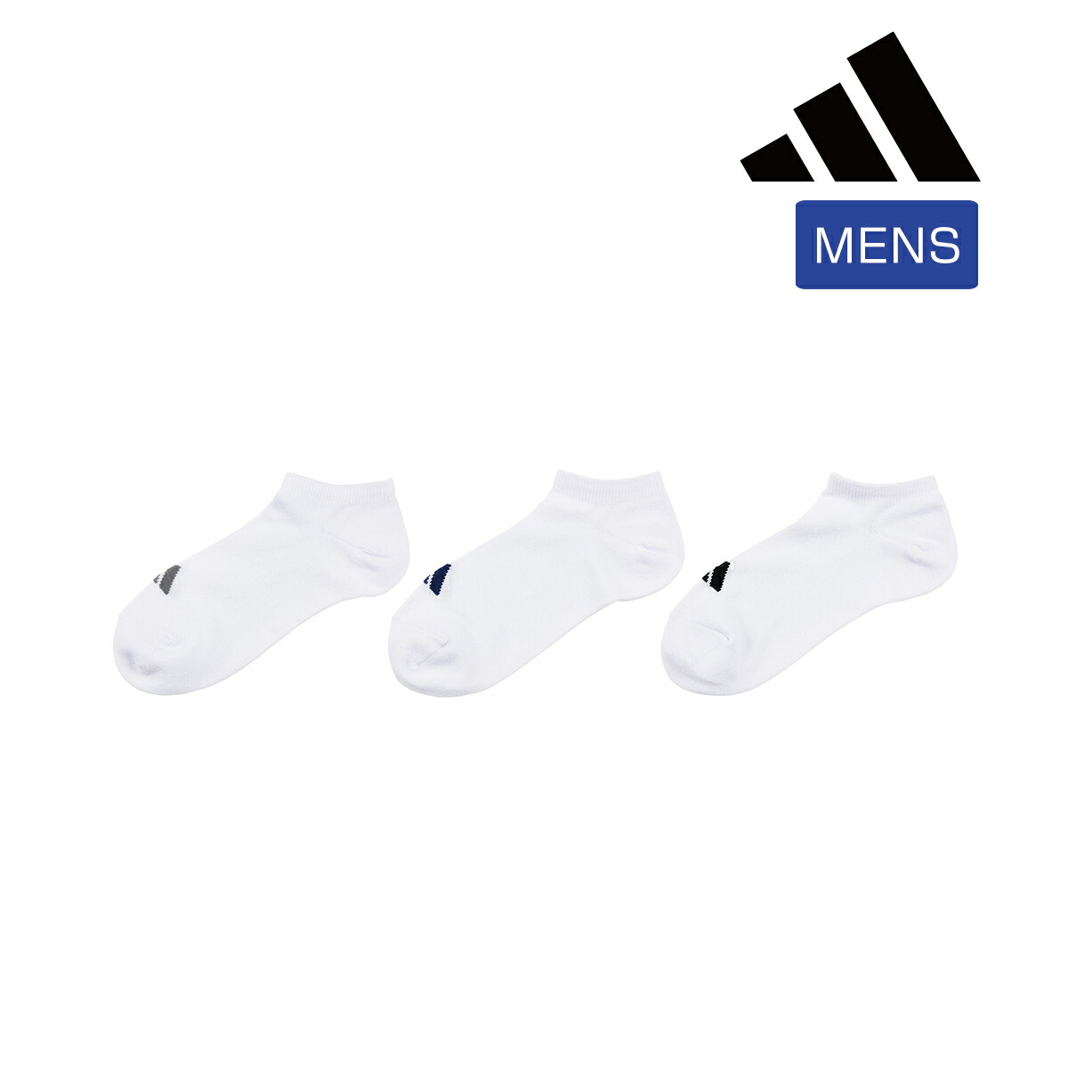 楽天市場】福助 【アディダス】3足組 靴下 DEO 無地 ワンポイント