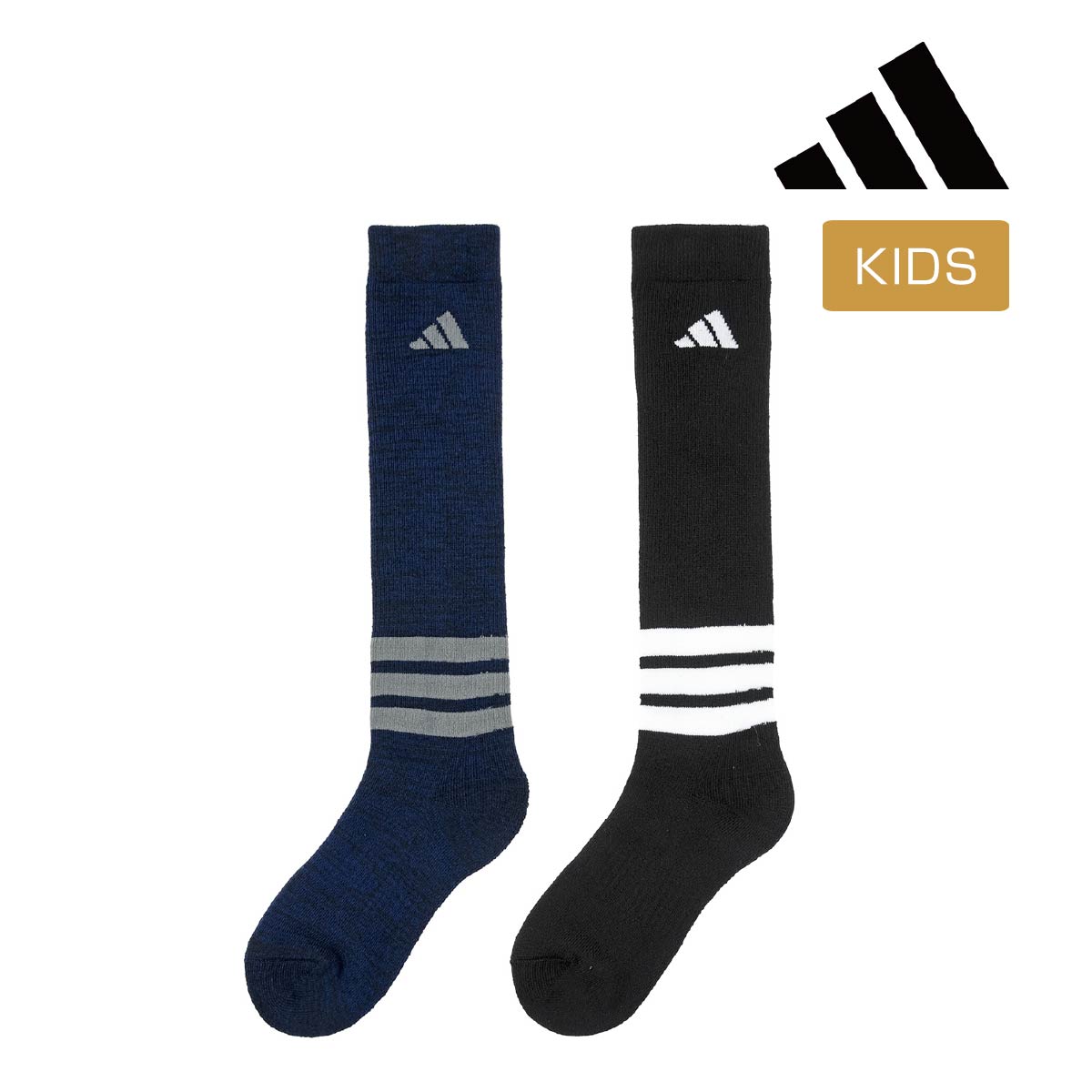 楽天市場】adidas(アディダス) 靴下 2足組 足首3本ライン ロゴ