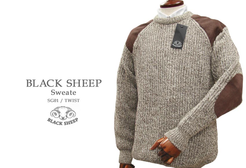 Black Sheep ブラックシープ ニット セーター ダークブラウン aljaser