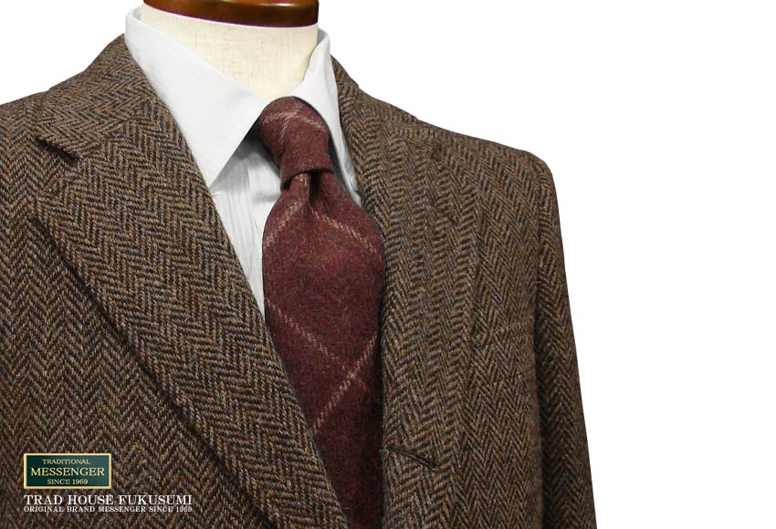 【楽天市場】 I型 ( アメリカントラッド型・３ツ釦段返り ) HARRIS TWEED JACKET ハリスツイード ジャケット グレーヘリンボーン  [ AC867/HA200-E1 ] トラッドジャケット/ハリスツィードジャケット : トラッド ハウス フクスミ