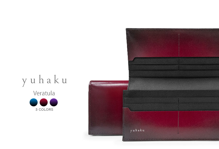 [yuhaku正規販売店] yuhaku / ユハク 長財布 [ Veratula / ヴェラトゥーラ ] Long Wallet / ロングウォレット ( YVP116 ) ( メンズ / レザー / ロングウォレット / 札入れ ) 【楽ギフ_包装】日本製 52,800円