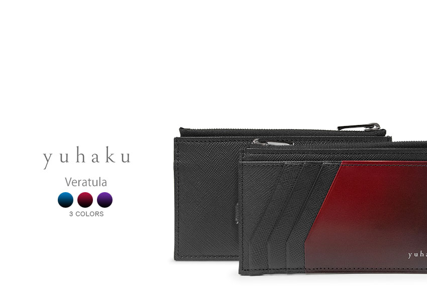[yuhaku定め事売りわたす店] yuhaku / ユハク 薄型金入れ ( YVP194N ) [ Veratula / ヴェラトゥーラ ] Fragment Case / フラグメントケース ( メンズ / なめし革 / ミニ金入れ / パウダーコンパクト金入れ ) 【楽ギフ_荷造り】日本製