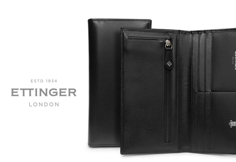 爆売り！ 【ETTINGER（エッティンガー）】COAT WALLET シンプル 長財布